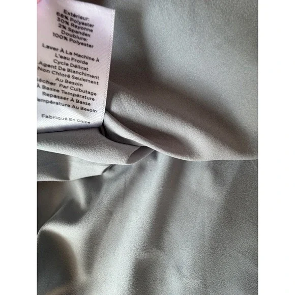 Talbots Womens Leopard Print Pencil Skirt Purple Grey Animal Print Size 16 - Picture 6 of 11